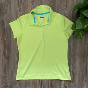Women’s Callaway Bright Green Collared Golf Shirt